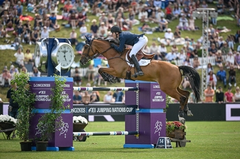 Harry Charles takes a podium place in the Longines Grand Prix of Switzerland with Romeo 88 